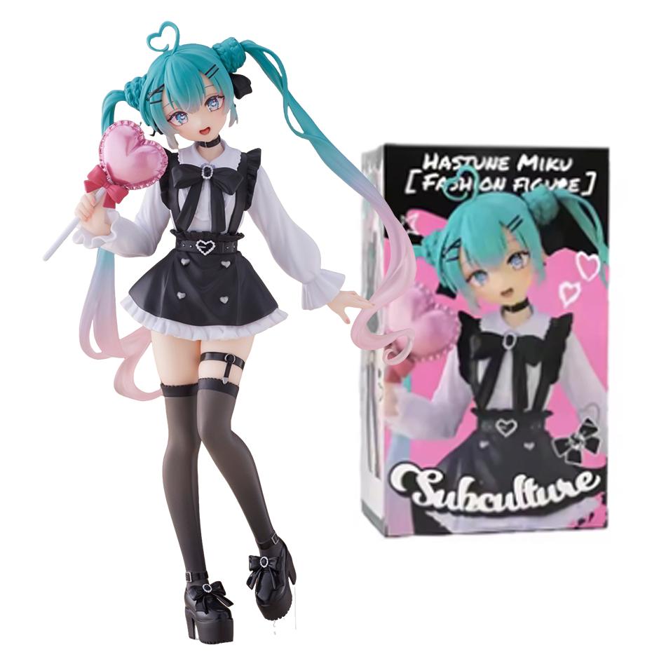 Hatsune Miku Desktop Cute Action Model 18cm Fashion Subclture Anime Figurine Kawaii Girl Model Plaything Present
