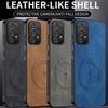 Luxury Magnetic Wireless Charge Phone Case For Samsung Galaxy A56 A55 A54 A53 A52 A52S Shockproof Matte Leather Back Cover Shell