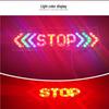 Motorcycle LED Tail & Turn Signal Brake Light Arrow Warning