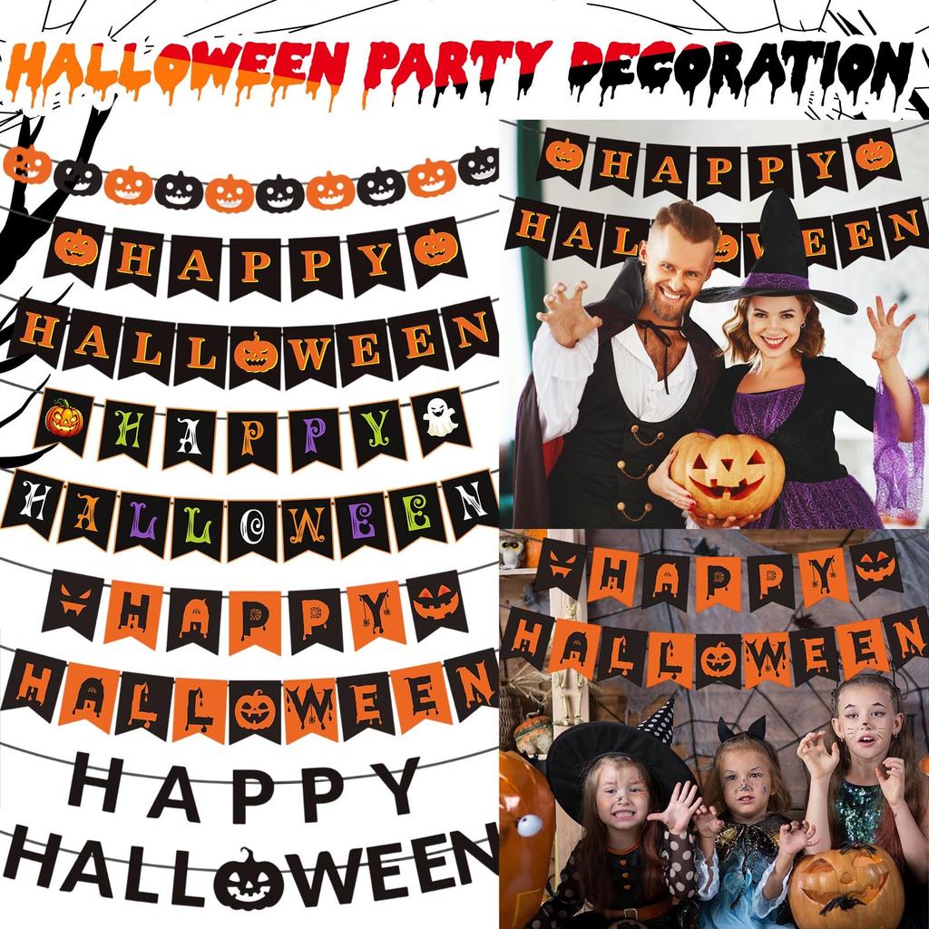 Halloween Party Decoration Flag