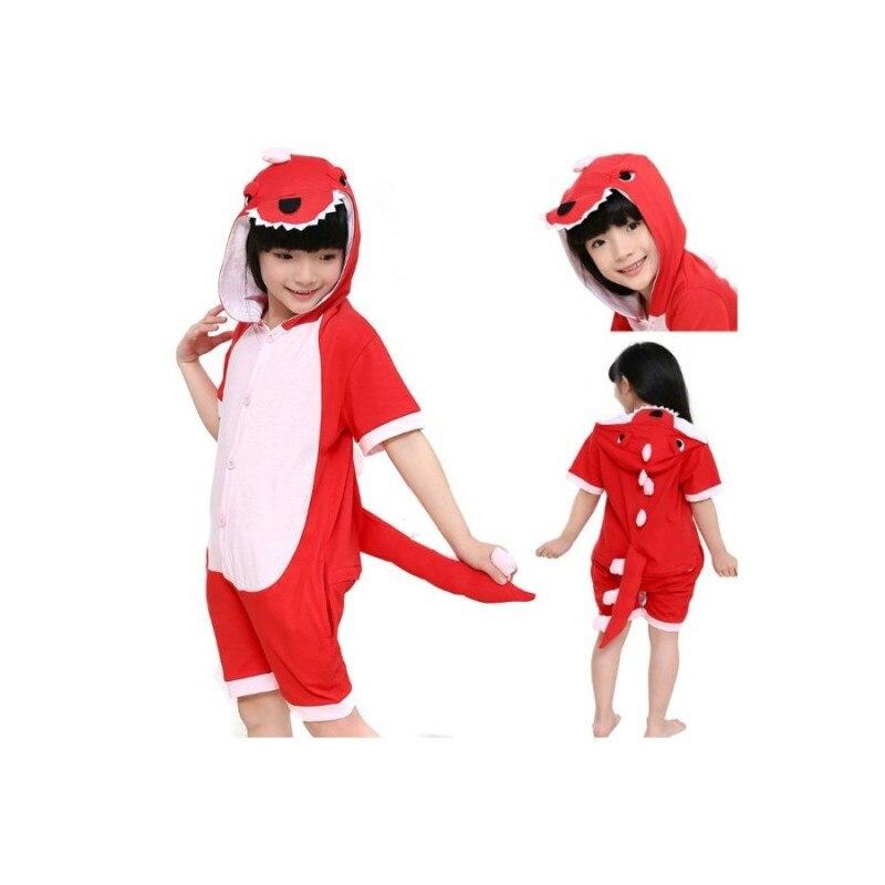 Red Dinosaur Costume for Kids Carnival Cosplay Toddler Halloween Party Dress Up Animal Outfit Ages 2-4