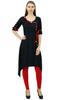Phagun Angrakha Style Rayon Womens Tunic Kurta Pom-Pom Designer Kurti Top Indian