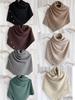 Women's Multi-Purpose Knit Shawl Scarf - Imitation Cashmere, Korean Style, Two-Way Outerwear & Neck Warmer