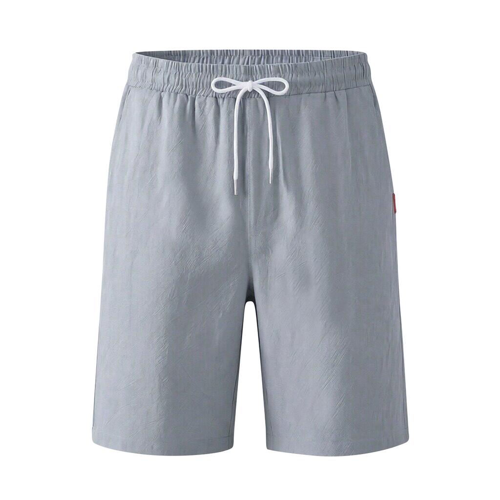 Cotton Shorts Men with Drawstring Waist Mens Sweat Shorts Relaxed Fit Shorts for Men Casual Wear Lightweight Bermudas Para Hombres