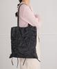 Black Tote Bag for Shoulder Fits Popular Polka Dot [Altrose] Women, Bag, 2-Way, Large, Spacious, A4, Handbag, Simple, Plain, Cute, Commuting, School,