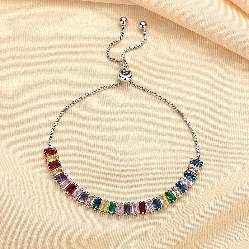 

Прямоугольный красочный выдвижной браслет для женщин - Модный и изысканный