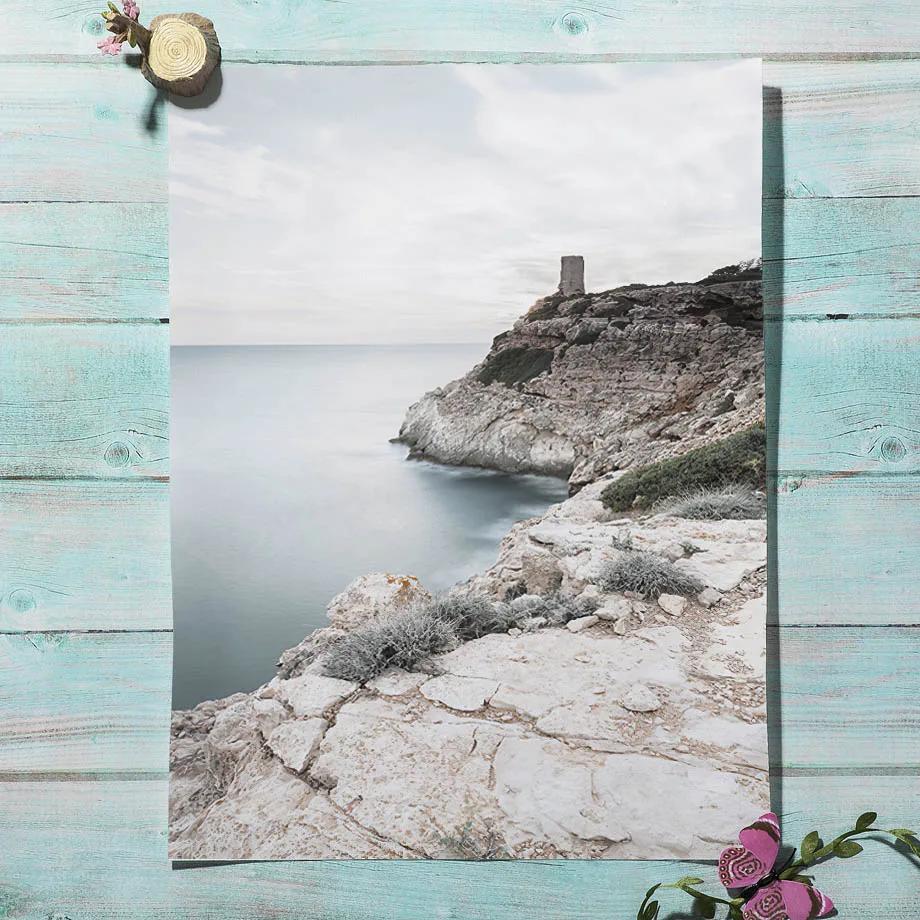 Nordic Poster Moroccan Coconut Grains Of Sand Surfboard Van Wall Art Print Canvas Painting Wall Pictures For Living Room Decor