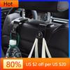 Interior Stickers For Renault Megane 2 3 4 Twingo Clio Talisman Captur Trafic Kwid Scenic 2 1/2Pcs Portable Car Seat Back Hooks Z111