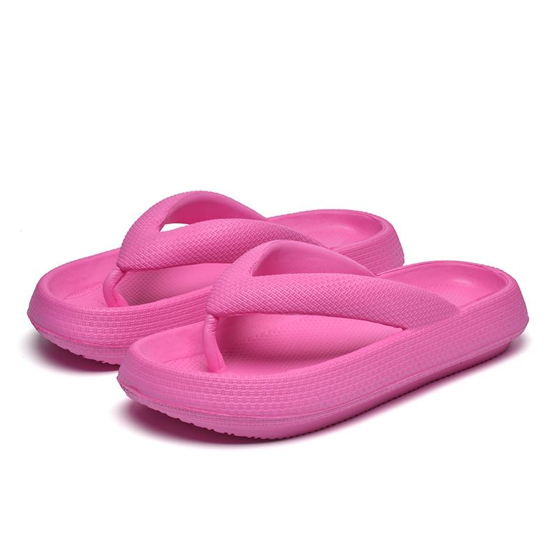 MAEDEF Flip Flops Damenschuhe Sommer Strandsandalen Rutschfest Herren Hausschuhe Paar Dicke Sohle Badezimmer Pantoletten Sandalen Herren Hausschuh