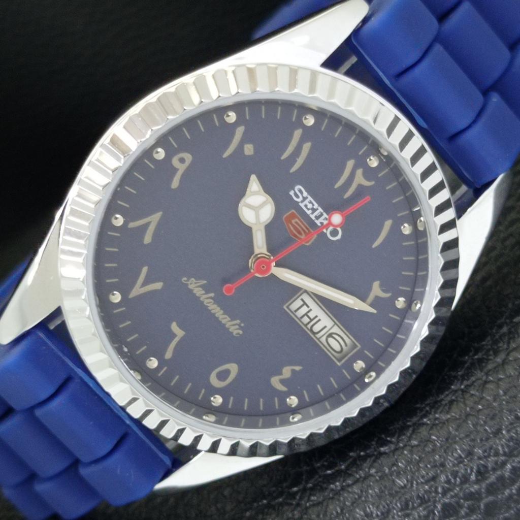 

JAPAN VINTAGE REFURBISHED SEIKO 5 AUTOMATIC 6309A MENS ARABIC WATCH a441535-5 Sk-a441535