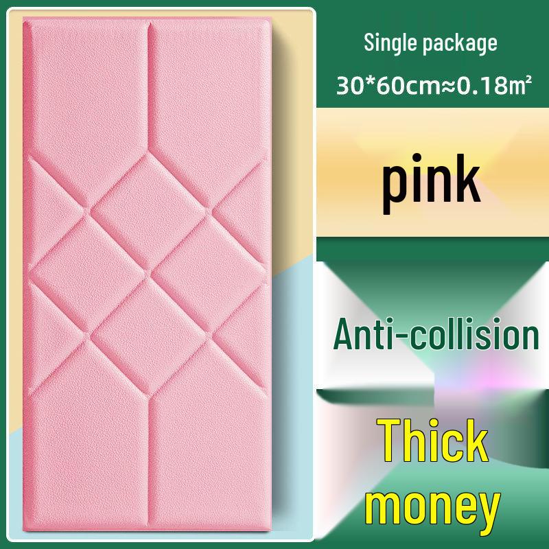 Soft Tatami Wall Surround & Headboard Protector for Kids - Self-Adhesive, Thickened Anti-Collision Sticker