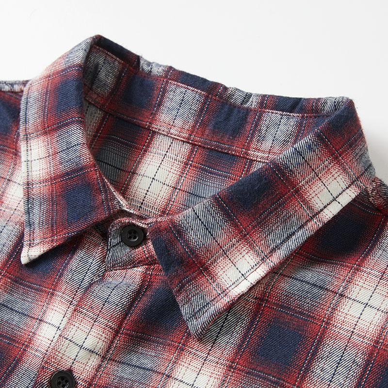 Spring Autumn Long Sleeves New Oversize Shirt For Men's Plaid Harajuku Clothing Casual Hawaiian Shirt