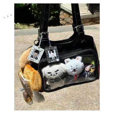 Versatile Japanese Itabag: Large Capacity Casual Fandom Bag with Button Closure