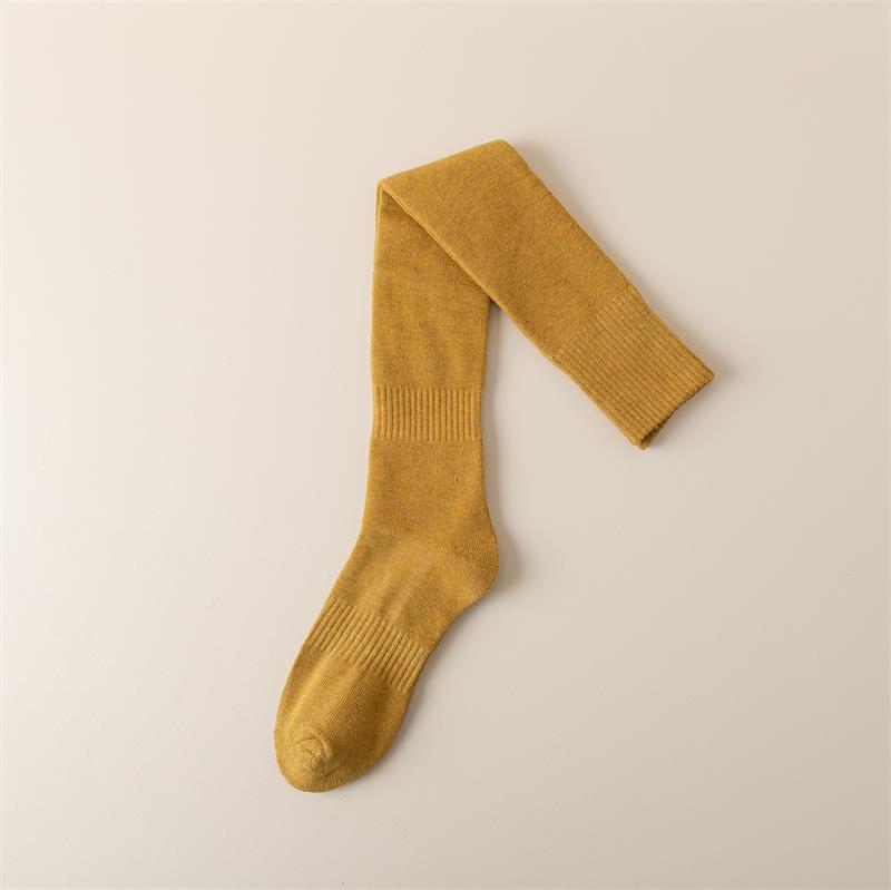Women's Over-the-Knee Terry Socks - Thickened Warmth, Autumn/Winter, Japanese JK Style, Calf-Length.