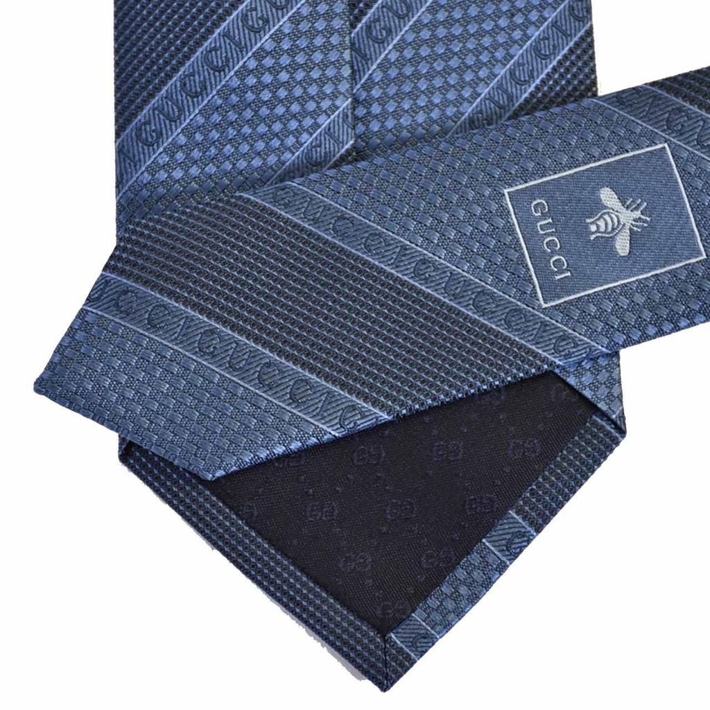 GUCCI Silk Tie 499694 4B002 4800 Blue [Used]