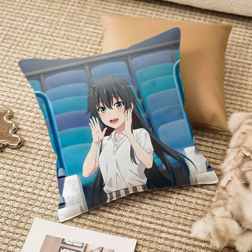 Y-Yukinoshita Y-Yukino Pillow Case Anti-dustmite Invisible Zipper Sofa Bed
