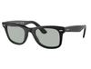Ray-Ban Wayfarer RB2140F 601SR5 Preto Fosco / Cinza Claro 52