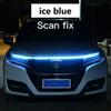 150CM 180CM Scan Starting LED Car Hood Light Daytime Running Light Universal Flexible Dynamic Car DRL 12V Ambient Light