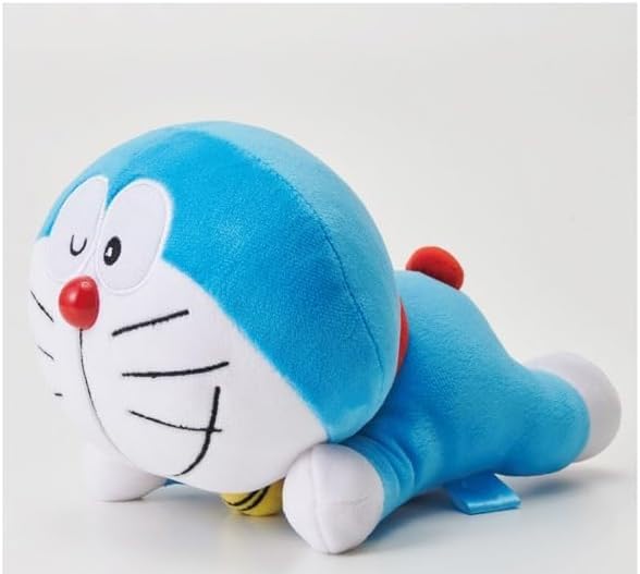 Ensky Fujiko Fujio Characters Fluffy Arm Pillow Doraemon 140 x 130 x 200mm Polyester F. 1 Approx.