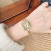 Steel Belt Light Luxury Gold Women'S Niche Ancient Roman Compound Square Watch Women'S Quartz Watch Bracelet