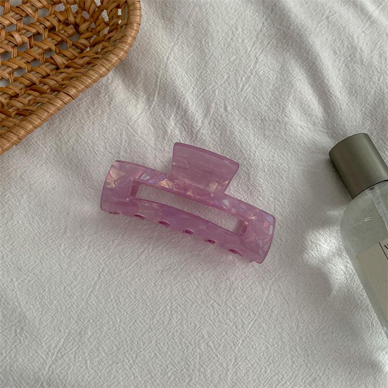 Korean Imitation Acetate High-End Shark Hair Clip - Elegant Hair Accessory for Stylish Looks