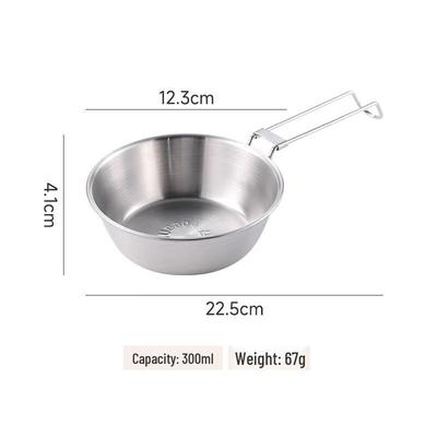 Wutuo 304 Stainless Steel Portable Baking Bowls with Handles