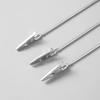 1/20pcs Flexible Metal Long Hose Pins for DIY Card Photo Double Ends Alligator Clamps Clip Home Alloy Memo Picture Holder Racks
