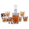 Flavinmci Thickened Crystal Whisky Glass and Decanter Set