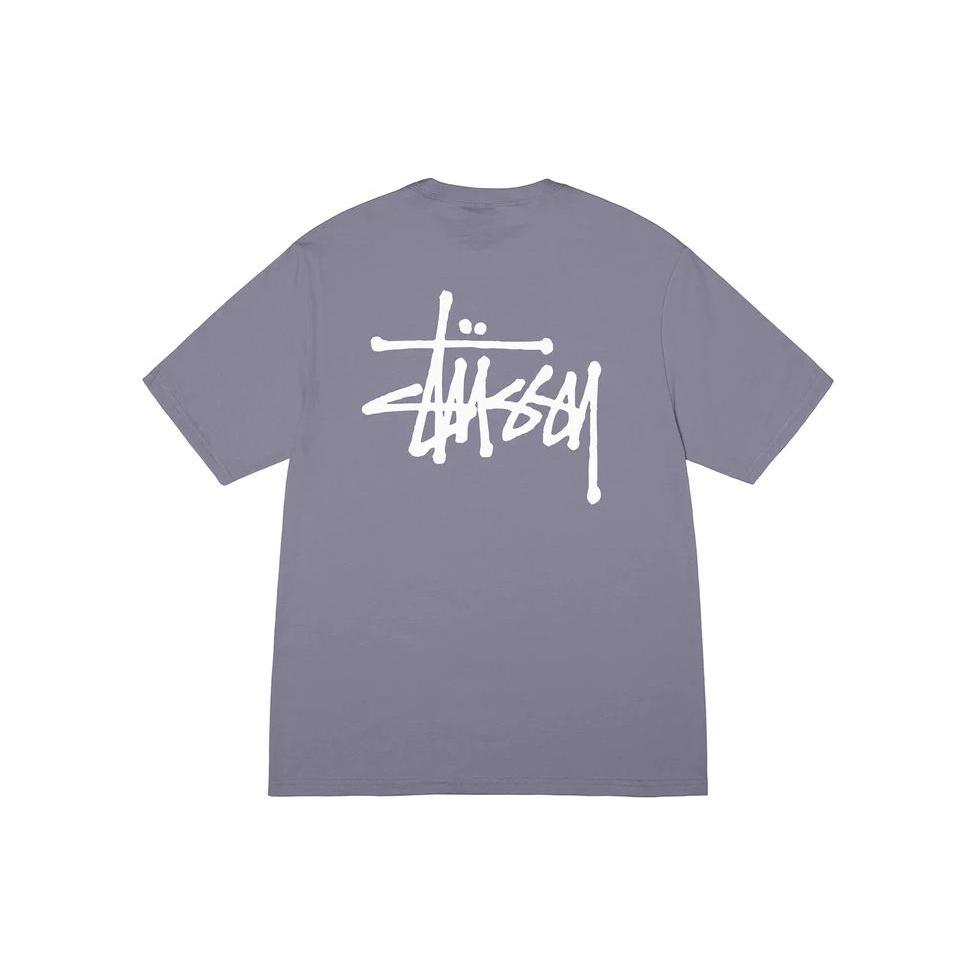 Stussy SS23 Podstawowy T-shirt Stssy z Logo Unisex 1904870