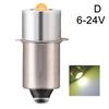 5W LED Replacement Bulbs for Maglite Flashlight P13.5S E10 BA9S Base DC 6-24V High Brightness Long Lasting Flashlight Bulbs