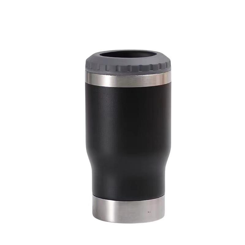 14oz Vacuum Insulated Car Cup with Bottle Opener - Double-Layer Ice Cooler Beer Mug