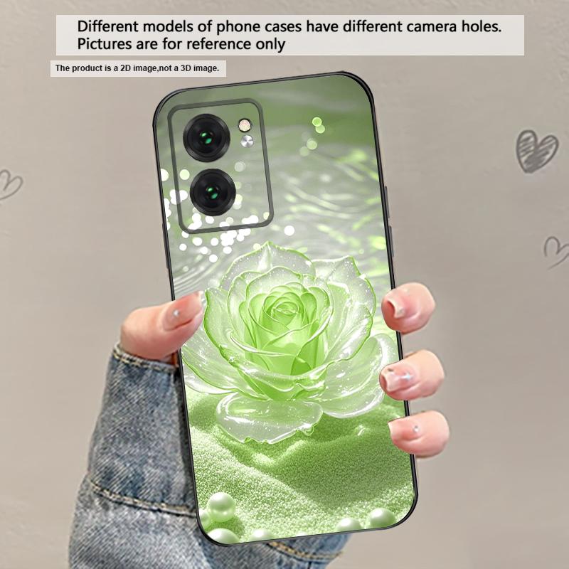

Gradient Crystal Rose For Oppo Realme 11 12 12X 14 Pro Plus 8 C55 C63 65 67 75 51 53 GT 2 7 Neo 3 5 SE 7 50 TPU soft phone case Realme Note 50
