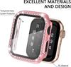 Glass+Cover For Apple Watch Case 49mm 45mm 44mm 42mm 38mm Bumper Diamond Protector Accessories iWatch Series 9 8 7 6 5 4 3 2 SE 41mm 40mm