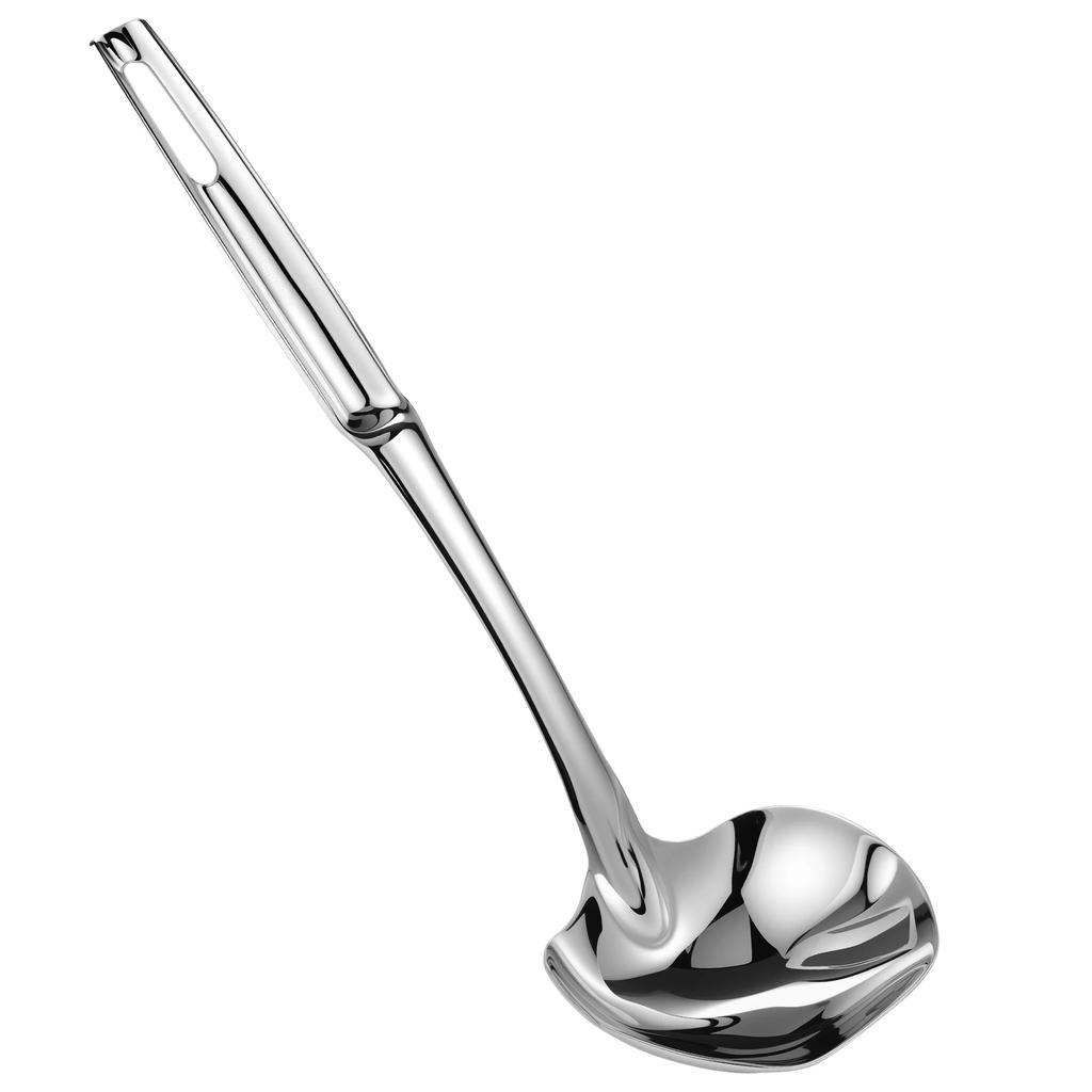 Edelstahl Schöpfkellen Metall Servierlöffel Sieblöffel Hot Pot Ramen Suppenkelle Nudelschöpfer Küchengeschirr Kochutensilien