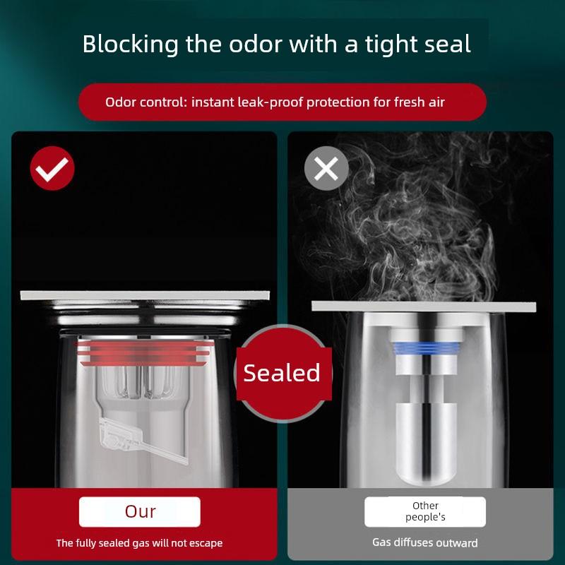 Anti-Odor and Anti-Insect Floor Drain Filter for Bathroom and Toilet, Universal Sealing Device for Drain Outlet