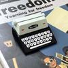Wood Table Stand Card Holder Typewriter Shape Desktop Ornament Creative Photo Clips Holder  School