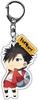 Sbdsyue Set of 6 Keychains for Tobio Kei Koushi Kenma and Tetsuro Perfect for Everyday Costume Moe Anime Phone Car Baby Showers (Yue) Haikyu!!