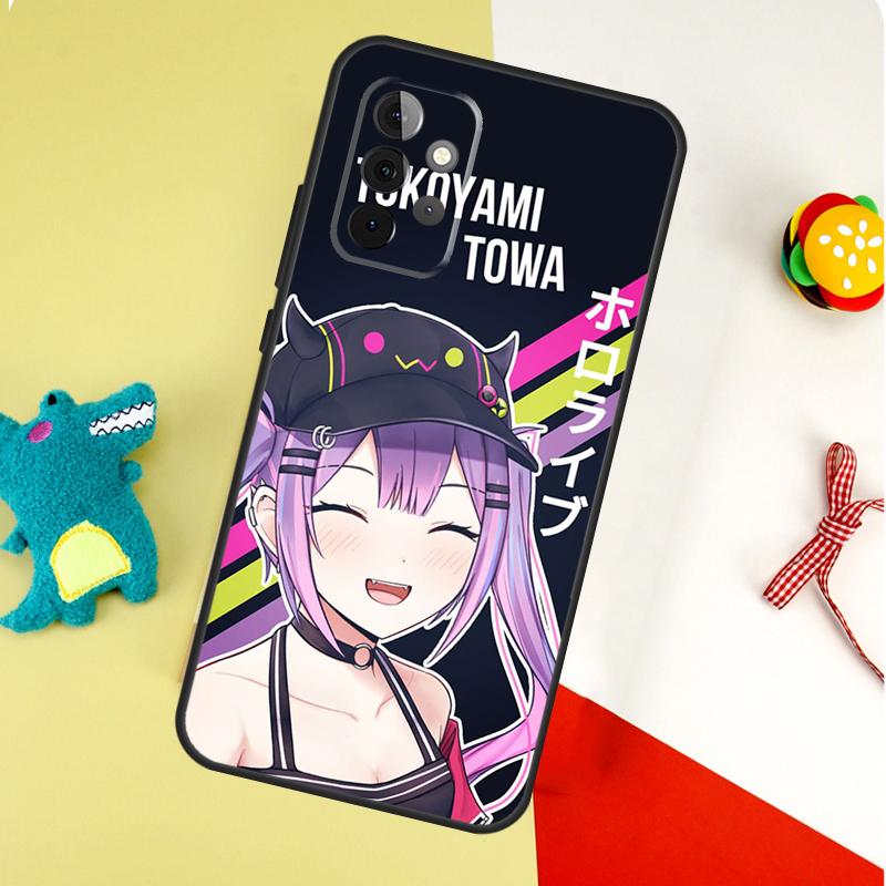 Tokoyami Towa Hololive For Samsung Galaxy A05 A06 A16 A54 A34 A14 A55 A35 A15 A53 A33 A13 A22 A32 A52 Phone Case