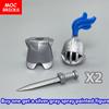 MOC Blocks Medieval Knights Rome Armour sword Soldiers Weapons Helmet Action Figure Learning Accessories Construction Block Toy