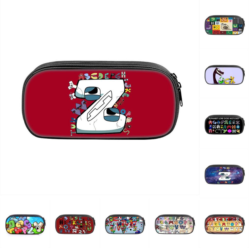 Lore Alphabet Pen Bag With Zipper For Kids And Teens Organization School