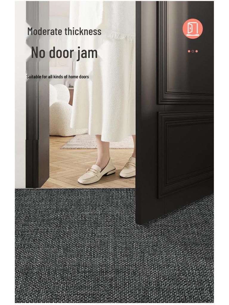 Elegant Non-Slip Outdoor Entryway Mat: Dirt-Resistant & Water-Absorbent