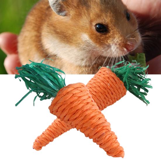 Balle Jouet pour Lapin Résistante aux Griffures Jouets Polyvalents pour Animaux de Compagnie Jouet Balle pour Petit Animal pour le Broyage des Dents
