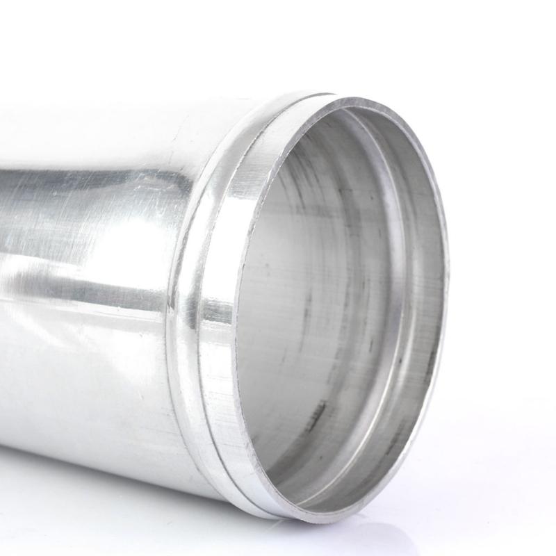 Length 120mm Aluminum Pipe Tube Intercooler Pipe High Class Treatment Engine Air Flow Intake Tube