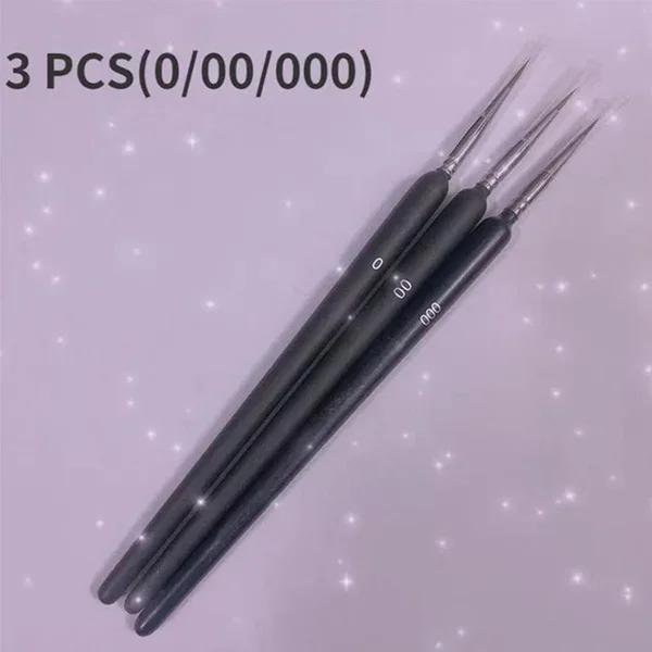 

3/6/9/10/11Pcs Miniature Brush Set Professional Nylon Brush Acrylic Painting Fine Line Pen Art Supplies Hand Painted Brush