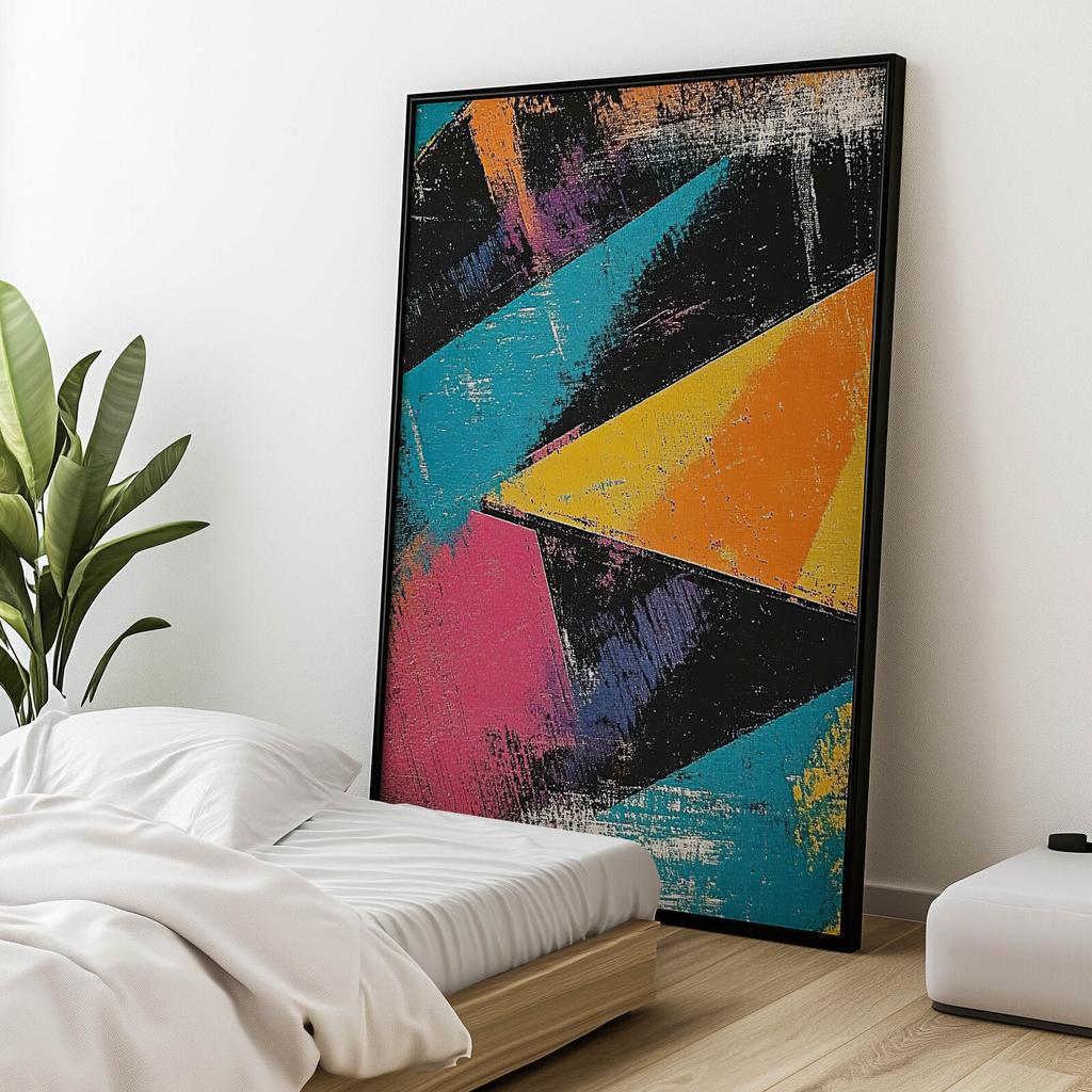 Odważne Kształty Odważne Kształty, 50X70 Cm, Rama Drewniana Jasny Dąb, Papier Matowy 230 Gsm