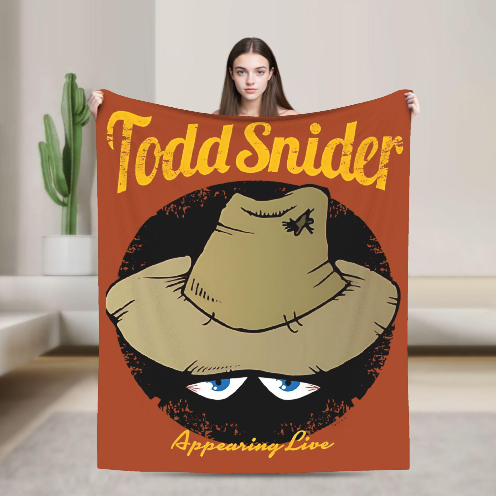 

Todd Snider Singer Flannel Blanket Novelty Throw Blankets for Sofa Bedding Lounge 150*125cm Rug Piece 100x150cm