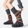 Retro American Style Striped Knit Leg Warmers - Y2K Hot Girl Wool Slouch Socks for Early Autumn 2026