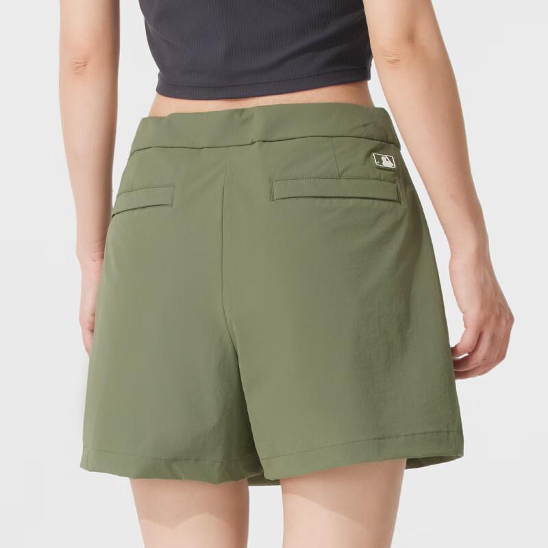 New MLB Casual Shorts Women's Green 3FSKB0353-43KAL