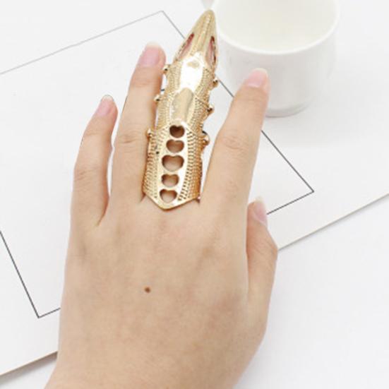 Halloween Ring Vintage Exaggerated Alloy Gothic Punk Horrible Finger Rings for Parties