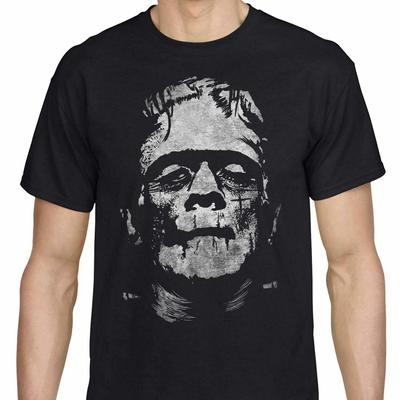 Frankenstein T Shirt Scary Horror Monster Movie Classic Halloween Funny T Shirts Men Summer Printed Tshirt Casual Short Sleeve O -Neck T -Shirt Tops T